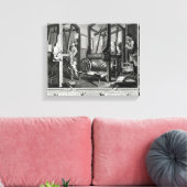 Industrie en knelpunten canvas afdruk (Insitu (Woonkamer))