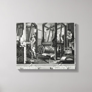 Industrie en knelpunten canvas afdruk