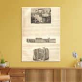 Industrie, magazijnen canvas afdruk (Insitu (Woonkamer))