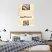 Industrie, magazijnen canvas afdruk (Insitu (Slaapkamer))