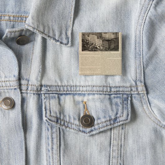 Industrie, magazijnen vierkante button 5,1 cm (In situ)