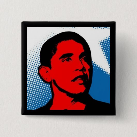 Industrie van Obama-Button Vierkante Button 5,1 Cm (Voorkant)