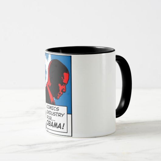 Industrie van Obama Ringer Mok (Voorkant rechts)
