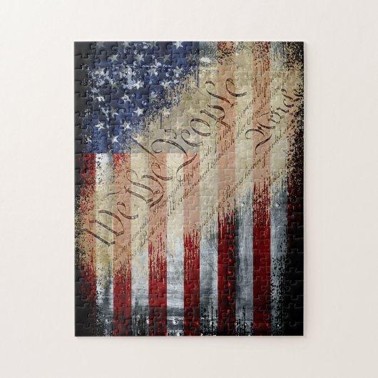  Industrie Wij de Amerikaanse vlag Legpuzzel (Verticaal)