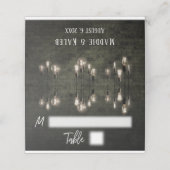 Industriebakstenen, Edison Lights Casual Typografi Plaatskaartje (Buitenkant ongevouwen)