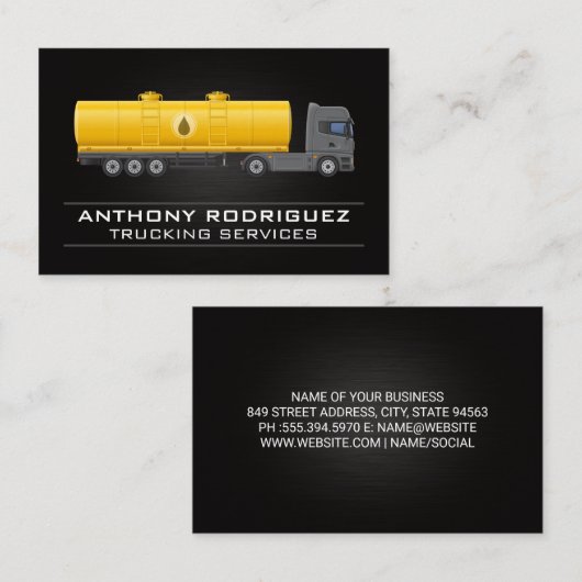 Industrieel | Bestuurder | Logistiek  Visitekaartj Visitekaartje (Voorkant / Achterkant)