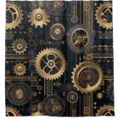 Industrieel chique douchegordijn (Voorkant)