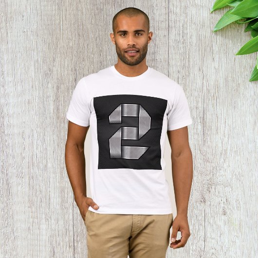 Industrieel Chrome Nummer 2 Vet Metaal T-shirt