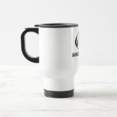 Industrieel design 15oz wit reismog reisbeker (Links)