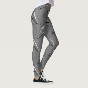 industrieel diamantpatroon leggings