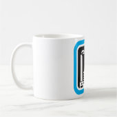 Industrieel Fabrieksicoon met Schoorstenen Koffiemok (Links)