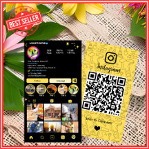 Industrieel Geel Bouw Instagram QR-code