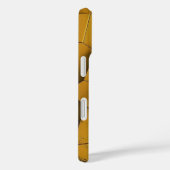 Industrieel Geel & Zwart Vervuild Zeshoekige Telef Case-Mate iPhone Case (Achterkant / Rechts)