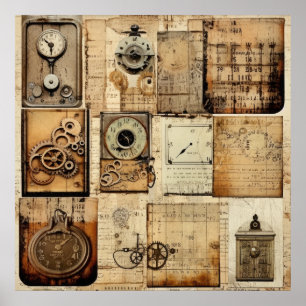  Industrieel Grunge Poster