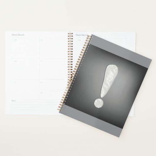 Industrieel Grunge Uitroepteken Symbool Planner (Display)
