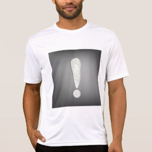 Industrieel Grunge Uitroepteken Symbool T-shirt