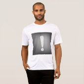 Industrieel Grunge Uitroepteken Symbool T-shirt (Voorkant volledig)