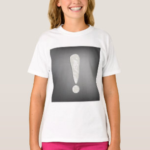 Industrieel Grunge Uitroepteken Symbool T-shirt