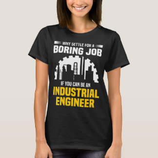 Industrieel ingenieur Boring Funny Engineering Gif T-shirt