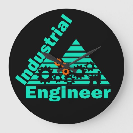 industrieel ingenieur grote klok (Voorkant)