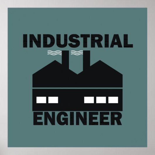 industrieel ingenieur poster (Voorkant)
