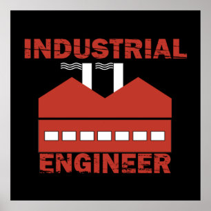 industrieel ingenieur poster