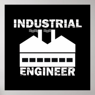 industrieel ingenieur poster