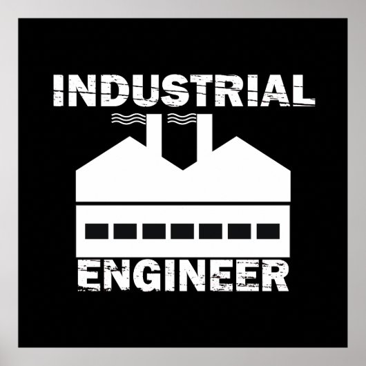 industrieel ingenieur poster (Voorkant)