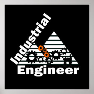 industrieel ingenieur poster