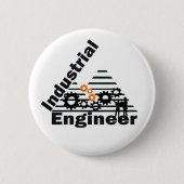 industrieel ingenieur ronde button 5,7 cm (Voorkant)