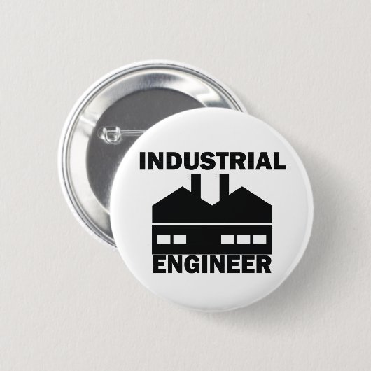industrieel ingenieur ronde button 5,7 cm (Voorkant /achterkant)