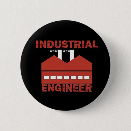industrieel ingenieur ronde button 5,7 cm (Voorkant)