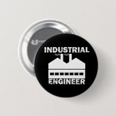 industrieel ingenieur ronde button 5,7 cm (Voorkant /achterkant)
