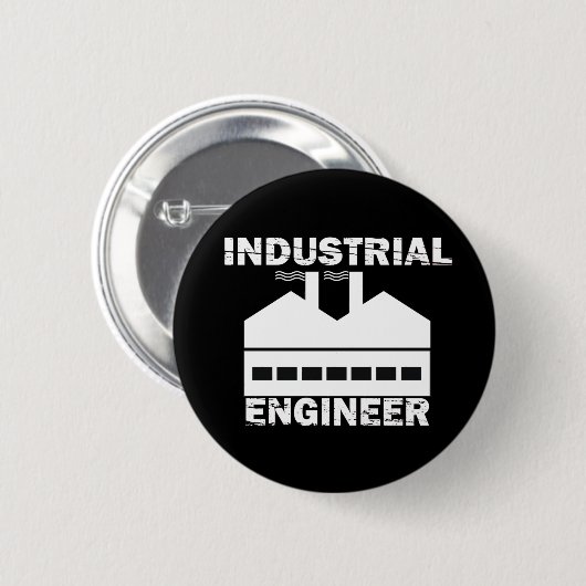 industrieel ingenieur ronde button 5,7 cm (Voorkant /achterkant)