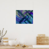 Industrieel Landschap Abstracte Posterprint Poster (Keuken)