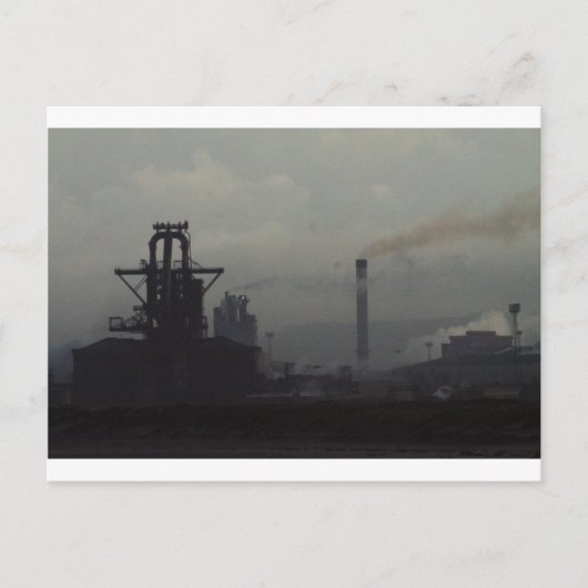 Industrieel landschap, Redcar Briefkaart (Voorkant)