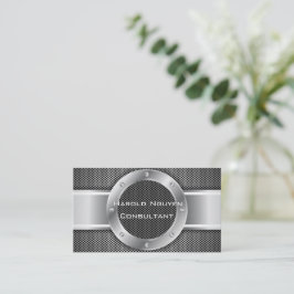 Industrieel Mesh Metallic Roestvrij Staal Visitekaartje