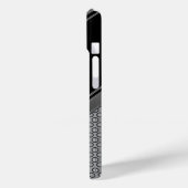 Industrieel metaal en zwart Case-Mate iPhone case (Achterkant / Links)