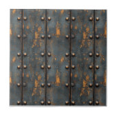 industrieel metaal-rustiek tegeltje (Voorkant)