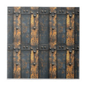 industrieel metaal-rustiek tegeltje (Voorkant)