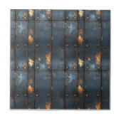 industrieel metaal-rustiek tegeltje (Voorkant)