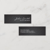 Industrieel Metaal Visitekaartje voor plastische c (Voorkant / Achterkant)