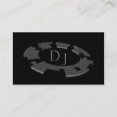 Industrieel metaalgestel en -blokken visitekaartje (Achterkant)