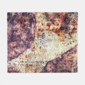 Industrieel metaalmetaal fleece deken (Voorkant (Horizontaal))