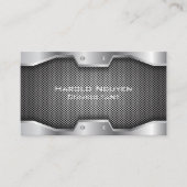 Industrieel Metaalroestvrij staal Visitekaartje (Voorkant)