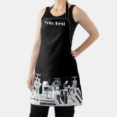 Industrieel Metallurgisch Combineerbedrijf Silhoue Schort (Insitu)