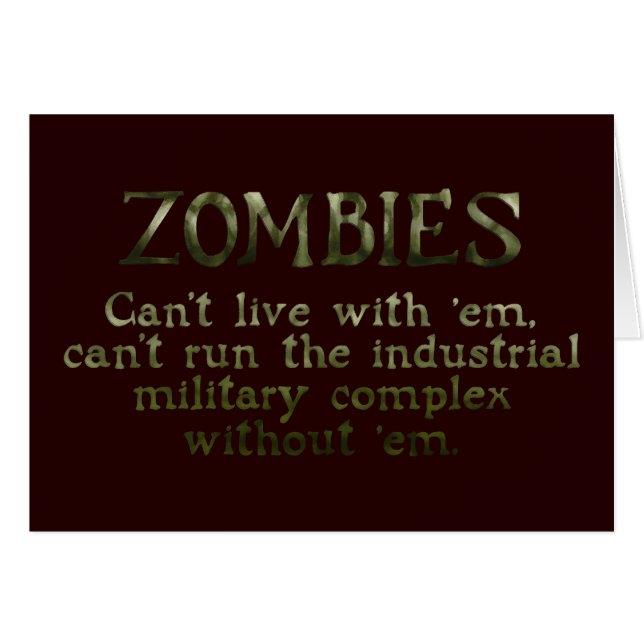 Industrieel militair complex van Zombies (Voorkant Horizontaal)