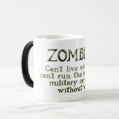 Industrieel militair complex van Zombies Magische Mok (Voorkant links)