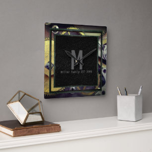 Industrieel ontwerp Steampunk wandklok met tandwie