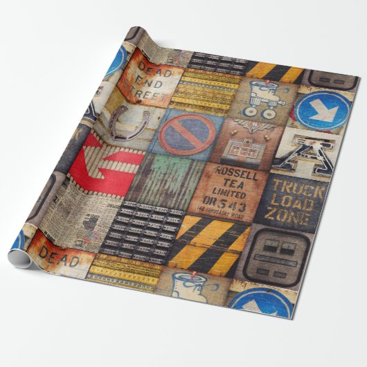 Industrieel ontwerp van verpakkingspapier of van l cadeaupapier (Uitgerold)